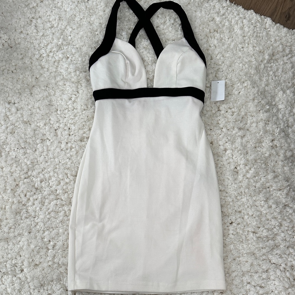 Charlotte Russe Black and White Dress